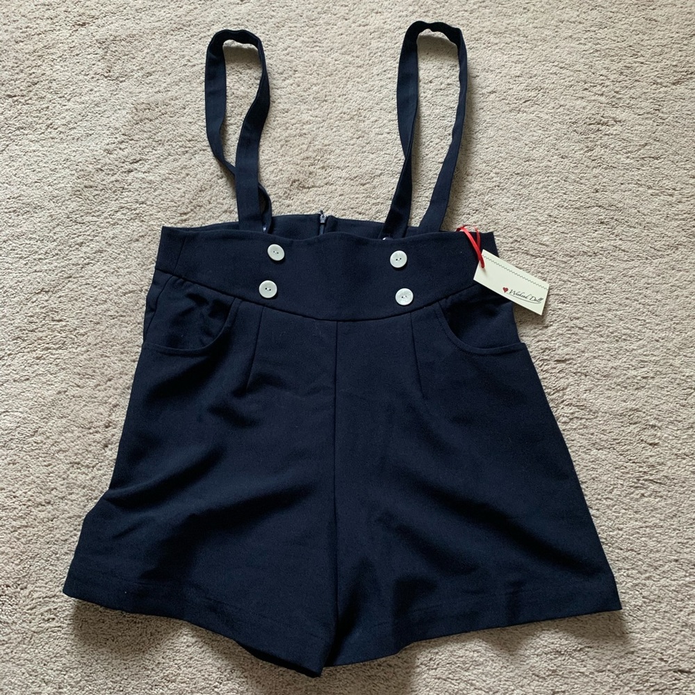 Weekend Doll sailor shorts with braces